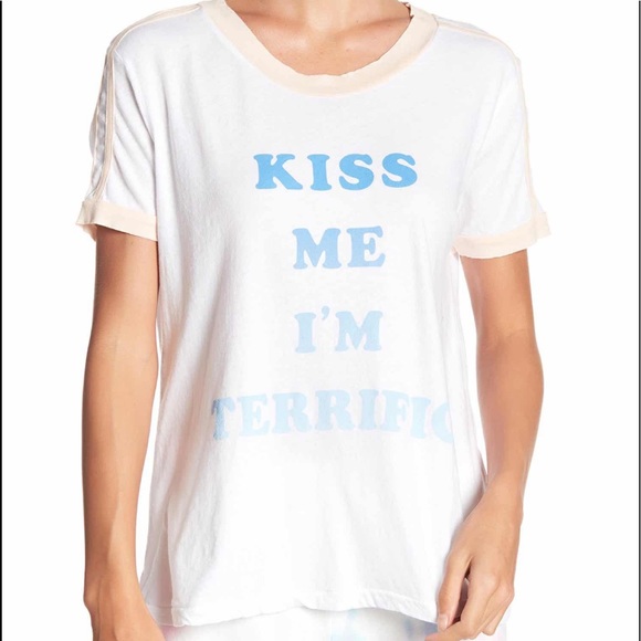 Wildfox Tops - SOLD!!! WILDFOX ‘Kiss Me I’m Terrific’ T-Shirt